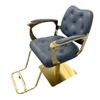 Sillón de barbero giratorio estilo japonés para salón de belleza especial para corte de cabello moderno salón perm Silla roja de internet al por mayor