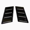 Pára-choque do carro simulação de saída de ar adesivos laterais corpo do carro adesivos decorativos fibra de carbono universal lâmina de asa lateral Fender