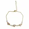Pulsera de Corazón de Circonita Versátil Francesa Simple de Alta Gama Súper Brillante Moda Individual Lujo Ligero Joyería de Mano para Mujeres Venta al por Mayor