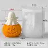 Jiahui Mei Vela Perfumada de Abóbora Fantasma Molde de Silicone Decoração de Fantasma Halloween DIY Ferramenta de Lixar Gesso