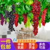 Racimos de Uva Escarchada Simulada, Frutas Simuladas, Uvas de Plástico, Modelos de Frutas Falsas para Props, Adornos Colgantes Decorativos