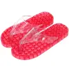 Chinelos de Massagem de Verão Transparentes para Uso Interno em Casa, Chinelos Antiderrapantes para Lazer