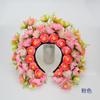 Horquilla Flor L04 Tocados Wai Estilo Étnico Hanfu Diadema de Flor de Seda Doble Cara Diadema de Flor Artificial Guirnalda Accesorios para el Cabello