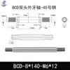 Eje Core Rod de Doble Extremo Dentado Barra Cromada Acero A3 Eje Guía de Pistón Eje Roscado M5 M6 M8 M10 Eje de Conexión