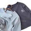 Camiseta interior básica de manga larga con cuello redondo, cepillada, de 280 G/M², para niños y niñas, sudadera de algodón puro, camiseta cálida para capas