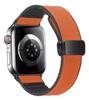 Adecuado para correa de Apple Watch de cuero genuino, silicona magnética, Apple Watch, correa de cuero ultra retro transfronteriza
