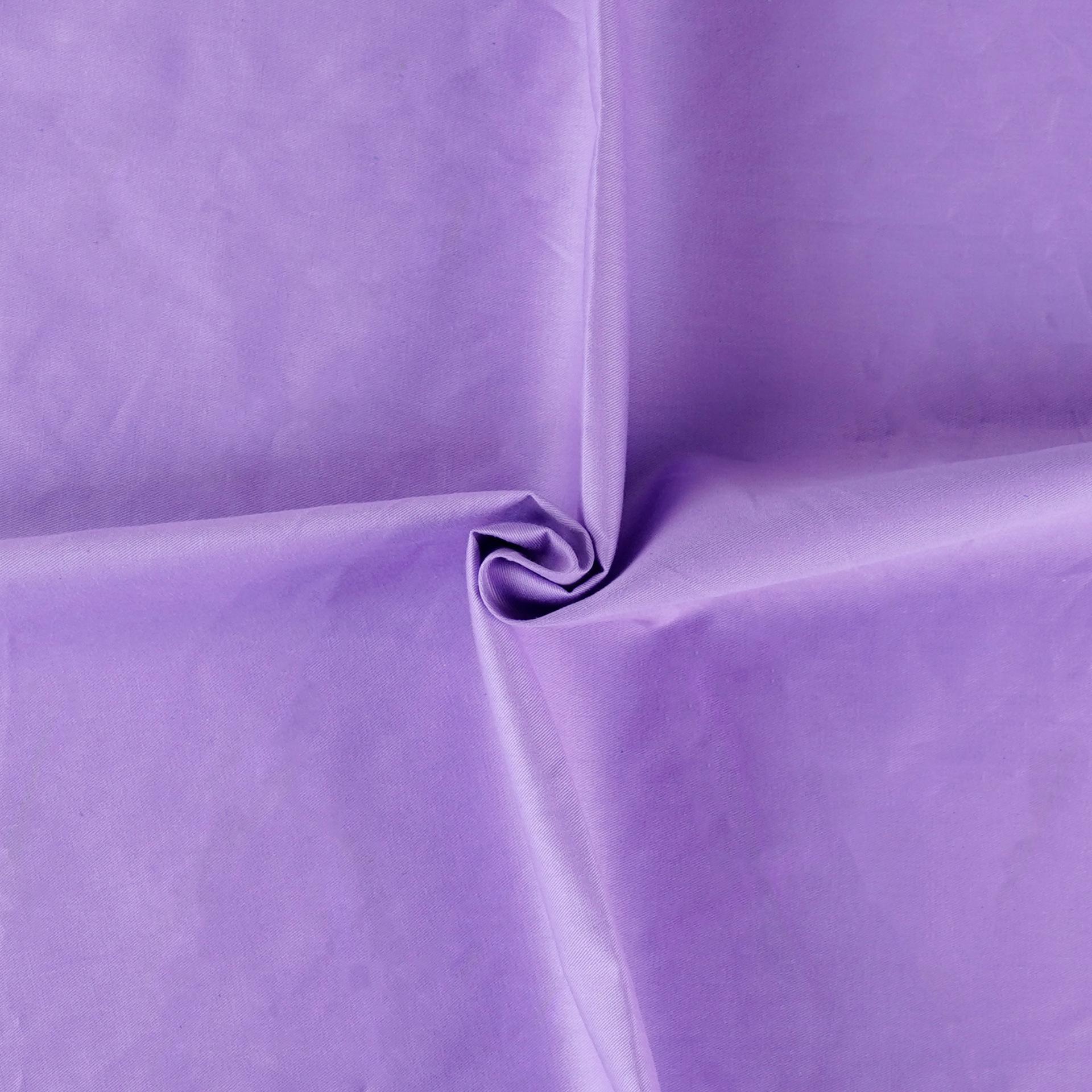 紫白色斜纹棉布