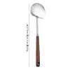 Auténtico Juego de 6 Piezas de Cuchara Espátula para Cocinar de Acero Inoxidable 304 Cocina Hogar Espátula de Champiñón Cuchara para Sopa Espátula Colador Grande