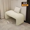 Banqueta para Cambiar Zapatos con un Toque de Lujo Ligero y de Gama Alta, Adecuada para el Pie de la Cama, la Entrada, el Vestidor o como Mesa de Centro Creativa