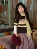 WO roupas infantis, saia para meninas, nova coleção outono 2026, saia infantil texturizada com babados estilo coreano, moderna