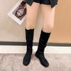 Nuevas Botas Largas de Mujer Talla Grande Otoño e Invierno 2023 Color Sólido Moda Temu Estilo Dama Gamuza