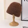 Chapéus de Tricô para Pessoas de Meia-Idade e Idosos, Chapéus de Lã com Forro de Fleece, Chapéus Cachecol Femininos para Outono e Inverno, Chapéus de Mãe Quentes e Versáteis, Chapéus de Inverno