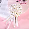 Nueva guirnalda floral de 4.5 cm con bordes dorados, caja de regalo de guirnalda floral multisección, decoración de cesta floral, guirnalda floral para coche de bodas y lugar de celebración