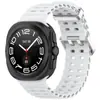 Adequado para Samsung Watch Ultra47Mm Pulseira Esportiva de Silicone 7 Ultra Pulseira de Silicone Porosa Respirável
