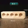 Ferramenta de Moldagem Aita com Barreira de Fumaça de Refluxo Ferramenta de Moxabustão de Gengibre Dispositivo de Moldagem de Artemísia Ferramenta de Prensagem Cônica de Madeira Sólida Barreira para Moxabustão