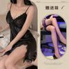 Plus size europeu e americano colorido sedutor sexy lingerie sexy comércio exterior sexy nightdress sexy alça pijamas terno geração cabelo