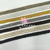 Adorno de Encaje Metálico Ondulado Estilo Étnico de Moda Inspirado en Chanel para Vestidos, Tocados, Zapatos, Sombreros, Accesorios de Ropa DIY