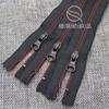Venta al por mayor No. 3 Cremallera YKK de nailon inversa autoblocante combinación de color cola cerrada accesorios de ropa cremallera de nailon ykk