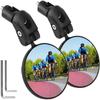 Espejo Retrovisor Trasero Plegable Convexo para Manillar de Bicicleta Espejo Retrovisor para Coche de Montaña y Carretera Equipo