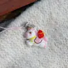 Pingente Fofo de Pônei Trazedor de Dinheiro de Ano Novo Desenho Animado Versátil Estilo Ins Corrente de Celular Casal Melhor Amigo Enfeite Pendurado Presente