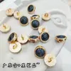 Botones vintage de metal turquesa multicolor para camisas, botones pequeños con bordes festoneados para suéteres, cárdigans de punto, botones decorativos coloridos