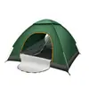 Barraca de Camping para 3-4 Pessoas, Totalmente Automática, Espessa, Tenda com Proteção Solar, Barraca de Camping Portátil Dobrável Individual/Dupla para 2 Pessoas