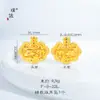Loja de ouro com acessórios de ouro para fazer você mesmo pingente de bolsa com fecho tipo seda de diamante colar de ouro oco estilo palácio