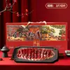 Conjunto de Caixa de Presente com Fatias de Presunto Jinhua Inteiro, Especialidade de Zhejiang, Carne Curada de Fazenda, Carne Salgada, Presente para o Festival do Meio Outono