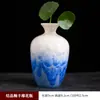 Jarrón de Cerámica Adornos de Escritorio, Floreros Retro, Arreglos Florales Grandes Zen, Accesorios para el Hogar, Arreglos Florales Zen, Estilo Chino Mini