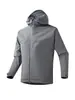 Chaqueta de pareja de una sola capa, totalmente termosellada, a prueba de viento, impermeable, resistente al frío y cálida, según norma nacional, ropa de trabajo con logo personalizado