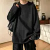 Sudadera jacquard de estrellas con cuello redondo para hombre, otoño 2026 nueva marca de tendencia estilo americano suelta con estampado de cebra top pullover