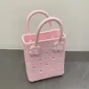 Bolso Perforado de Moda Eva 2026 Nuevo Bolso de Mano Transfronterizo Dopamina Francés Impermeable Almacenamiento Bolso de Playa de Mano