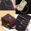 Cadena de Caja de Hierro, Cadena de Caja Cuadrada, Cadena para Correa de Hombro de Bolso, Cadena Decorativa para Collar de Ropa, Accesorios de Ferretería Hechos a Mano para DIY