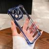 Adequado para Capa de Celular Anti-Queda com Airbag para Iphone18Pro Película de Lente Transparente Galvanizada Apple 17 Capa Dura à Prova de Poeira X Novo