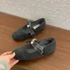 Sapatos Mary Jane Cinza Coreanos com Pelo para Mulheres, Sapatos de Algodão para Uso Externo de Inverno, Novos Sapatilhas Francesas de Fada com Sapatos de Lã de Veludo