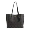 Bolsa tote vintage de grande capacidade para mulheres 2026 nova moda estampada bolsa de ombro versátil para mulheres