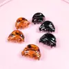 Grampo Pequeno de 3,5cm Presilha para Cabelo Quebrado de Menina Japonês e Coreano Mini Pequeno Simples Plástico Preto Pegador de Cabelo Presilha Acessórios de Cabelo