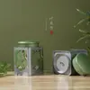 Nueva Lata Cuadrada de Hojalata para Té Té Negro Té Verde Té Aromático Dahongpao Lata Vacía Sellada para Té en Stock