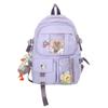 Mochila Transparente Estilo Harajuku Ins Japonês 2024 Menina Fofa Estudante Mochila Escolar Estilo Coreano Aluno do Ensino Médio Mulheres