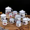 Caneca de esmalte, um clássico nostálgico, caneca estilo vintage, xícara de chá de esmalte, caneca grande estilo antigo, copo de água personalizado, copo de ferro