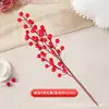 Bayas Artificiales para Decoración del Hogar, Frutas de Acebo Rojo de Espuma Navideñas, Flores de Año Nuevo Multirramo, Decoraciones Navideñas