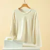 Camiseta Térmica Falsa de Dos Piezas para Mujer, Cálida, Bloque de Color Otoño/Invierno, Con Terciopelo, Engrosada, Manga Larga