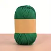 Fio de Seda Gelada de Três Fios, Fio de Seda Brilhante, Chapéu de Sol Tricotado à Mão, Bolsa de Crochê, Fio de Lã, Fio de Cânhamo Gelado Leve