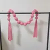 Decoração de banquete de noivado e quarto de casamento, guirlandas de bolas de espuma para casamento, guirlandas de bolas de tecido, decorações de parede de fundo para pendurar
