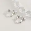 Convertidor de Pasador de Oreja a Clip para Oreja de Cobre Puro en Forma de U con Tornillo Ajustable Accesorios para Joyería de Oreja Hechos a Mano DIY Venta al por Mayor