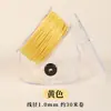Cuerda Redonda Encerada en Caja para Manualidades Tejido a Mano Cuerda para Collar Cordón No Descolorante Cuerda de Cera para Pulsera Cadena para Colgar