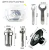 Kit de Discos de Lixa de Torque para Esmerilhadeira Angular DIY Remoção de Ferrugem em Metal Polimento para Marcenaria Kit de Discos de Lixa de Torque com Trava Espiral