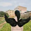 Alas de Plumas de Ángel Disfraz de Halloween Decoración de Espalda para Niños Accesorios para Actuaciones Escénicas de Navidad y Pascua para Adultos