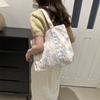 Nova Bolsa de Mão Estilo Chinês Feminina Grande Capacidade Estampada Casual Bolsa Tote Versátil Fashionável Bolsa de Ombro para o Trabalho Leve