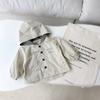 Conjunto de Tres Piezas Estilo Coreano Nuevo Otoño 2026 Dianxi para Bebés y Niños Pequeños: Conjunto de Chaqueta con Capucha, Camiseta Base y Jeans para Bebé
